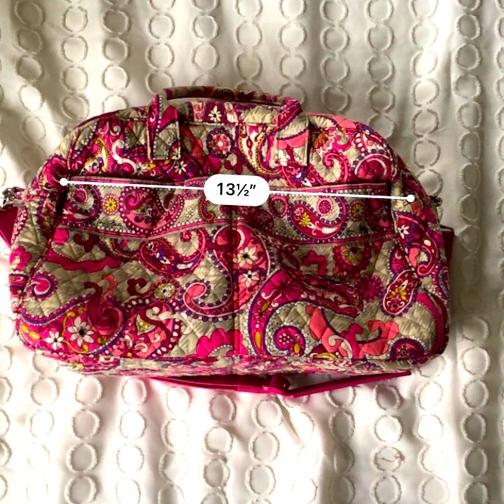 Vera Bradley Quilted Weekender Travel Bag - Picture 8 of 9